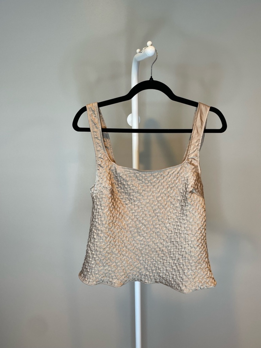 Astr The Label Bronze Textured Square-Neck Camisole - Medium
